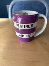 T G Green Cornishware PLATINUM JUBILEE Limited Edition 12oz Mug￼
