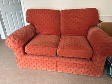 Marks & Spencer 3 and 2 seater Canterbury sofa set. Terracotta Chenille VGC