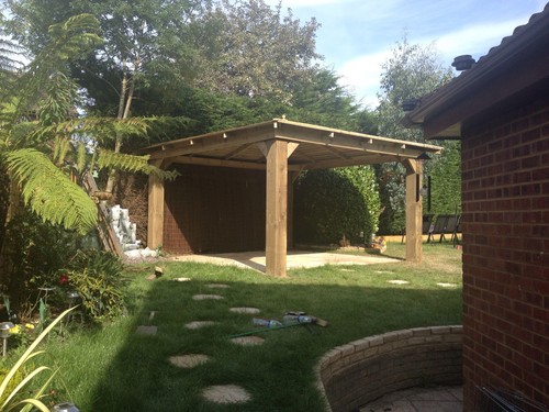 Stunning wooden gazebo - stunning,