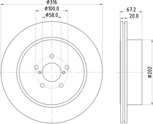 Mintex discs rear - mintex,