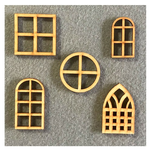 Dolls house window doors - window, &