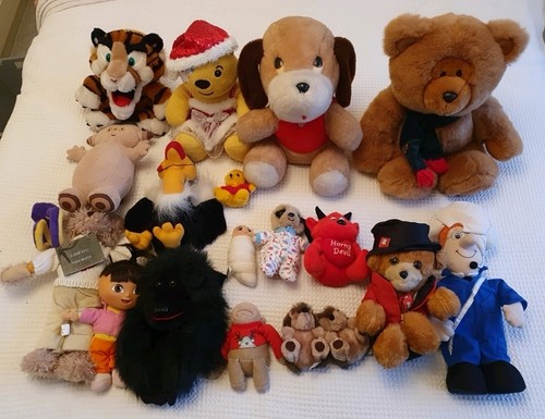 Large selection cuddly toys - of,