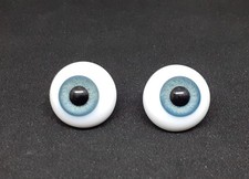 Pair of Glass Doll Blue Eyes