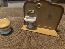 Sylvanian Families(410) Sink Unit And Toilet