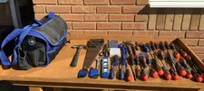 Forge Steel & Screwfix Home Tool Kit With Carry Multi Pocket Storage Bag