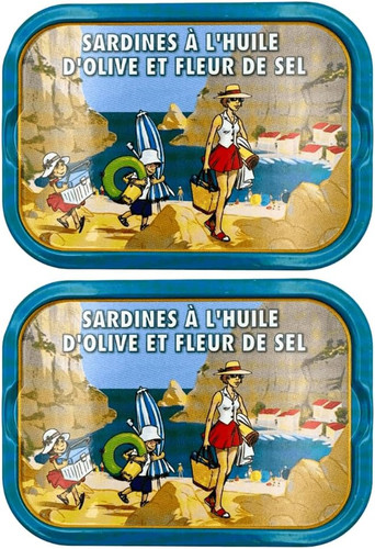 Sardines with olive oil and - sardines,