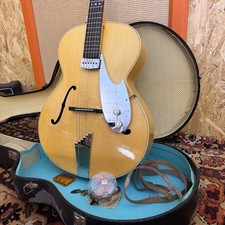 Vintage 1958 Hofner Senator Blonde Electric Archtop Guitar w/ 531 Pickup *1950s*