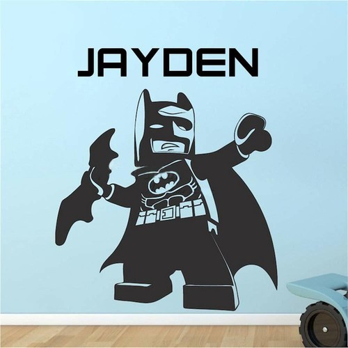 Batman name wall sticker - wall,