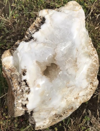 Huge pound crystal geode - pound,