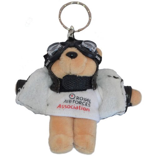 Rafa pilot bear keyring teddy - pilot,