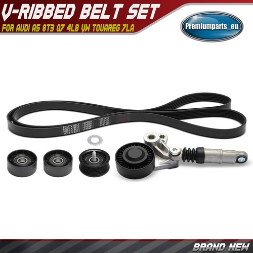 Ribbed belt set for - audi, a5