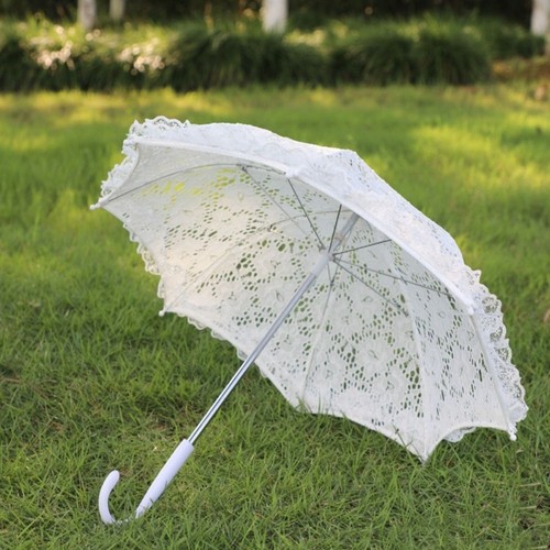 Vintage lace parasol umbrella - vintage,