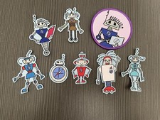 8x Girlguiding Southwest England SWEbots Cloth Badges - Girl Guides
