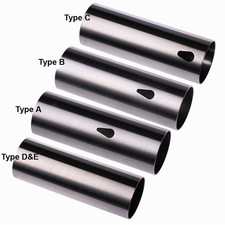 Retro Arms Airsoft Gearbox Stainless Steel Fluted Cylinder