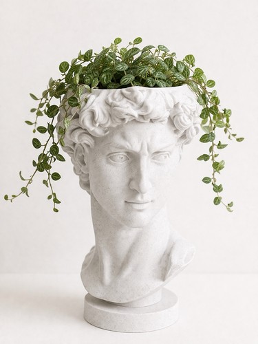 David planter pot - david,