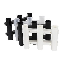 3 Tube Boat Fishing Rod Holder Plastic Mount Rack Kayak Yacht Marine Bracket