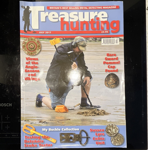 Treasure hunting magazine july - hunting,