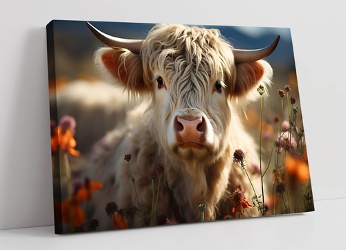 Beautiful highland cow and - beautiful,