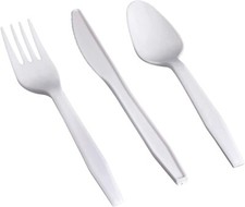SHEFA White Cutlery Set Heavy