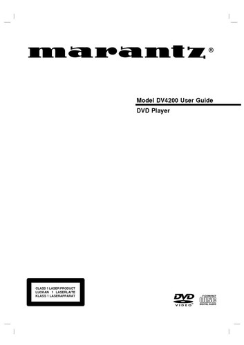 Marantz dv4200 dvd player - dv4200,