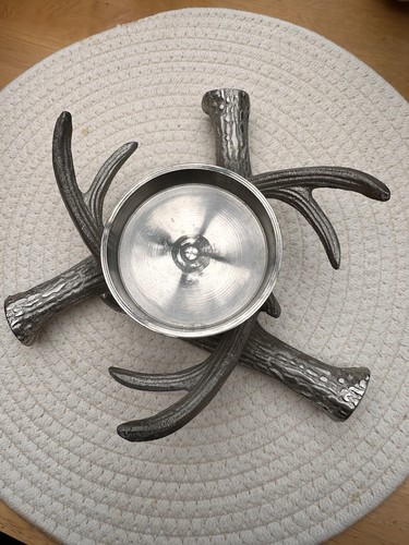 Stag antler candle holder - stag,