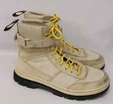 DR MARTENS Combs Tech Beige Suede Fabric Lace Up Boots UK 9 / 43 - B93