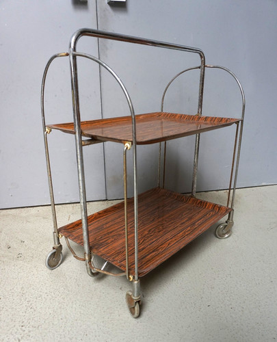 Vintage serving bar cart - serving,