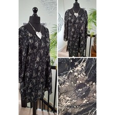 ADINI ladies womens dress oversized size 16 18  L Large  BOHO Lagenlook