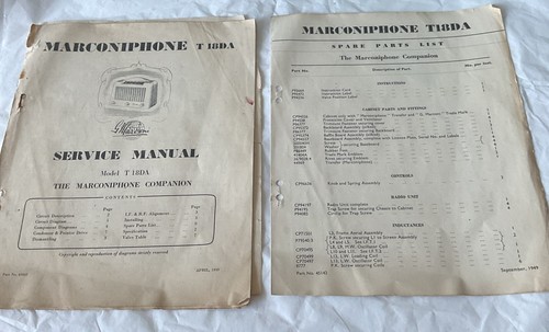 1949 marconiphone model 18da - marconiphone, t