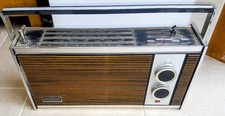 Two vintage portable radios