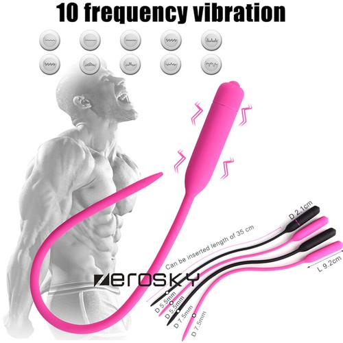 Silicone urethral sounds - silicone, penis