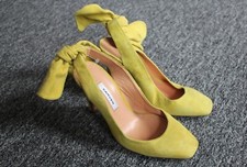 Carven yellow leather shoes, 36, DEFECTS!!!! pls see photos!