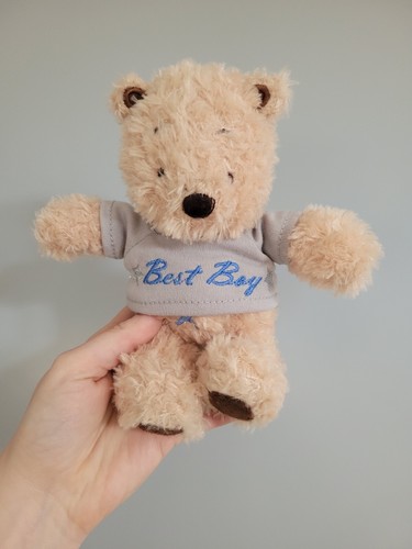 Tesco teddy bear blue - cross, on