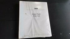 TVR Memorabilia Factory Retail parts Price list Book 1999/8,griff/chim/cerbera