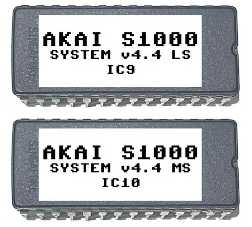 Akai s1000 eproms set - akai, os