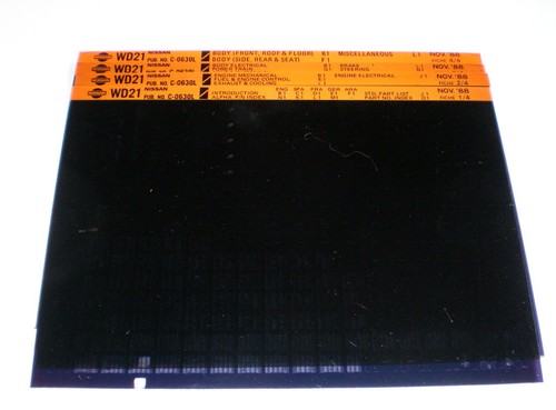 Microfiche spare parts - spare, catalog