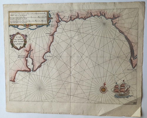 1666 pieter goos sea chart - 1666,