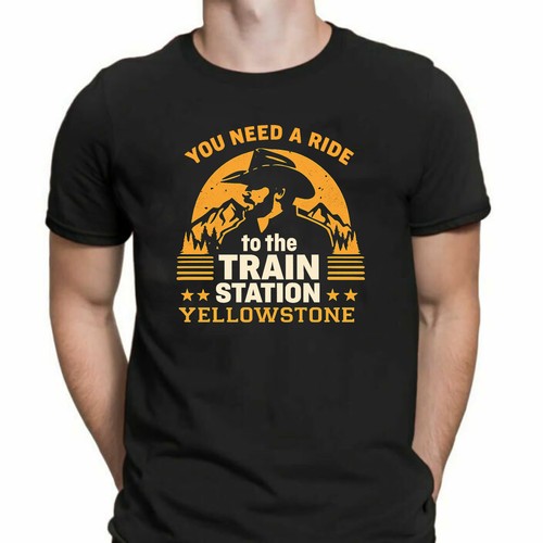 Yellowstone train station - train,