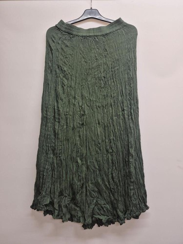Crinkled maxi skirt - crinkled,