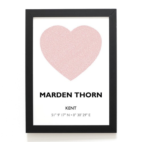 Print marden thorn kent - a4,
