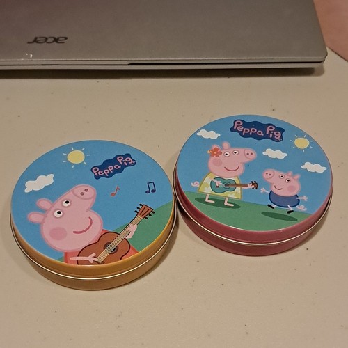 Peppa pig tin cases - pig, set