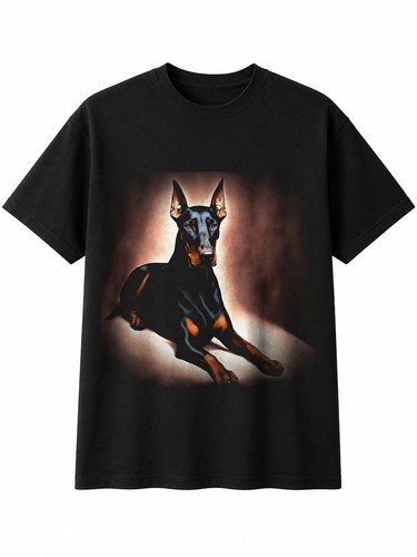 Doberman portrait dog - doberman,