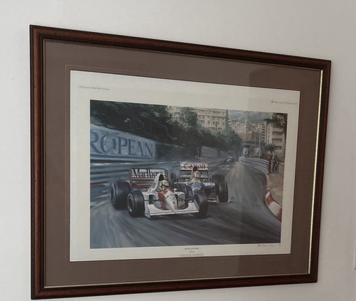 Ayrton senna print alan - by,