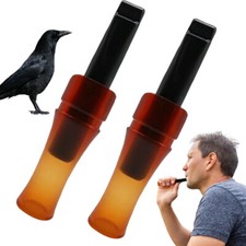 1/2PCS Crow Rook Call Whistle Caller Decoy Outdoor Whistle Tool Sound Imitation