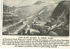 PENRHYN VAST SLATE QUARRY OF