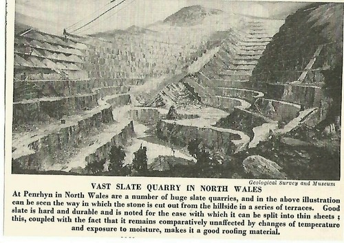 Penrhyn vast slate - vast, quarry
