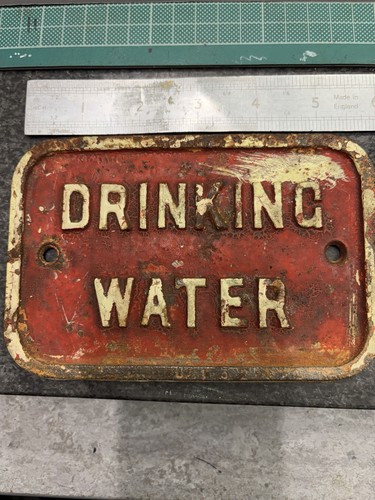 Gwr drinking water sign - gwr,