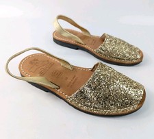 Mibo Gold Leather Glitter