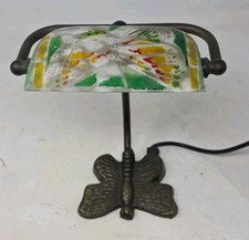 Butterfly Bankers Lamp - See
