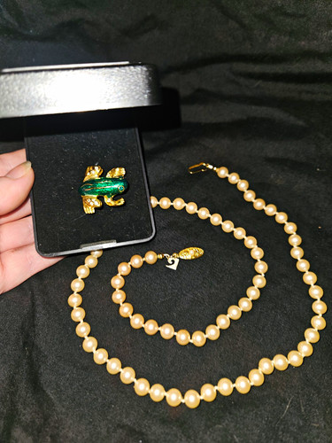 Pierre cardin faux pearl - pierre,